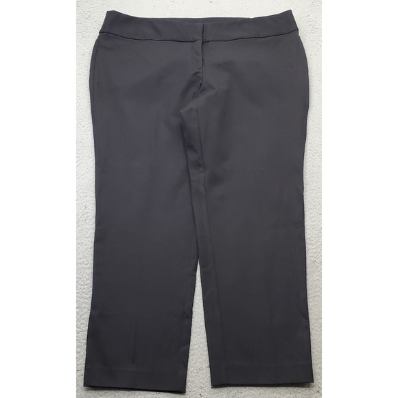 Alfani Pants - Alfani Tummy Control Pants Womens Petite 22WP Black Slim Straight Leg Relaxed